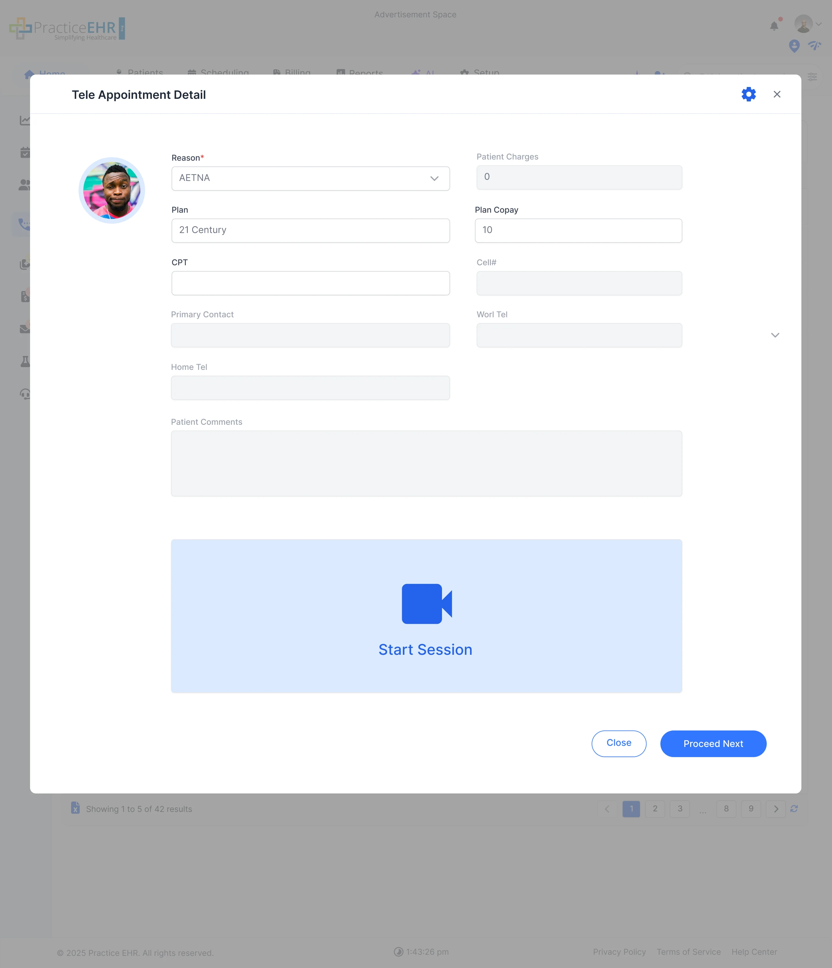 Tele Appointment Detail Modal